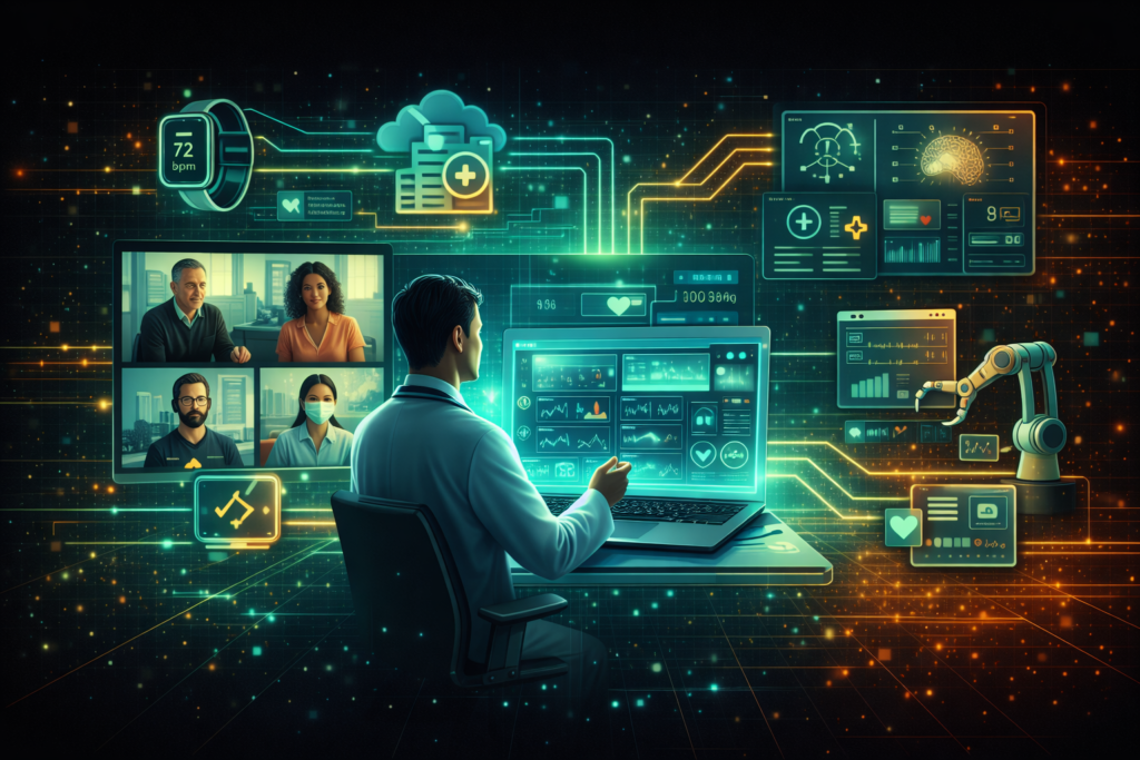 The Future of Telemedicine and Technology in Healthcare - Nextupgrad