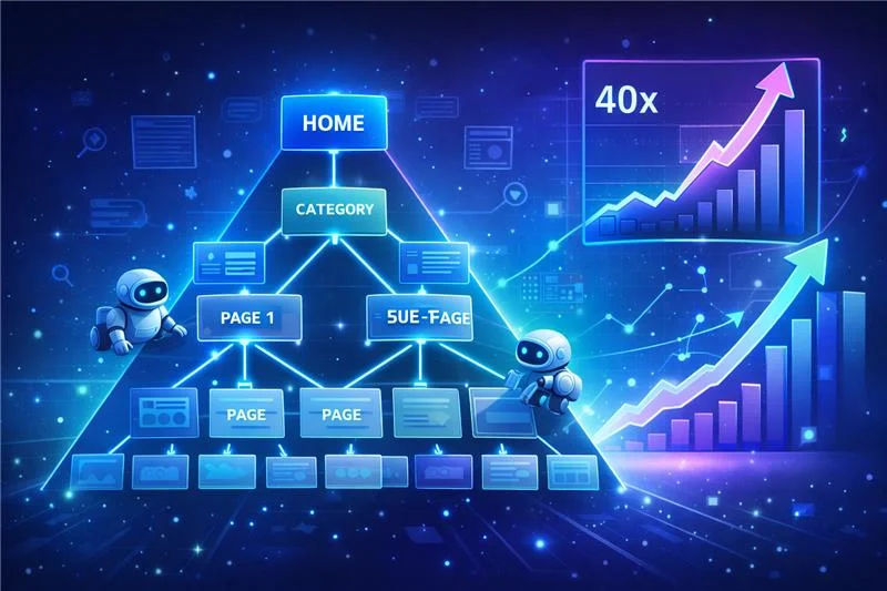 Read more about the article The ultimate secret of website structure that elevates your website traffic by 40x!